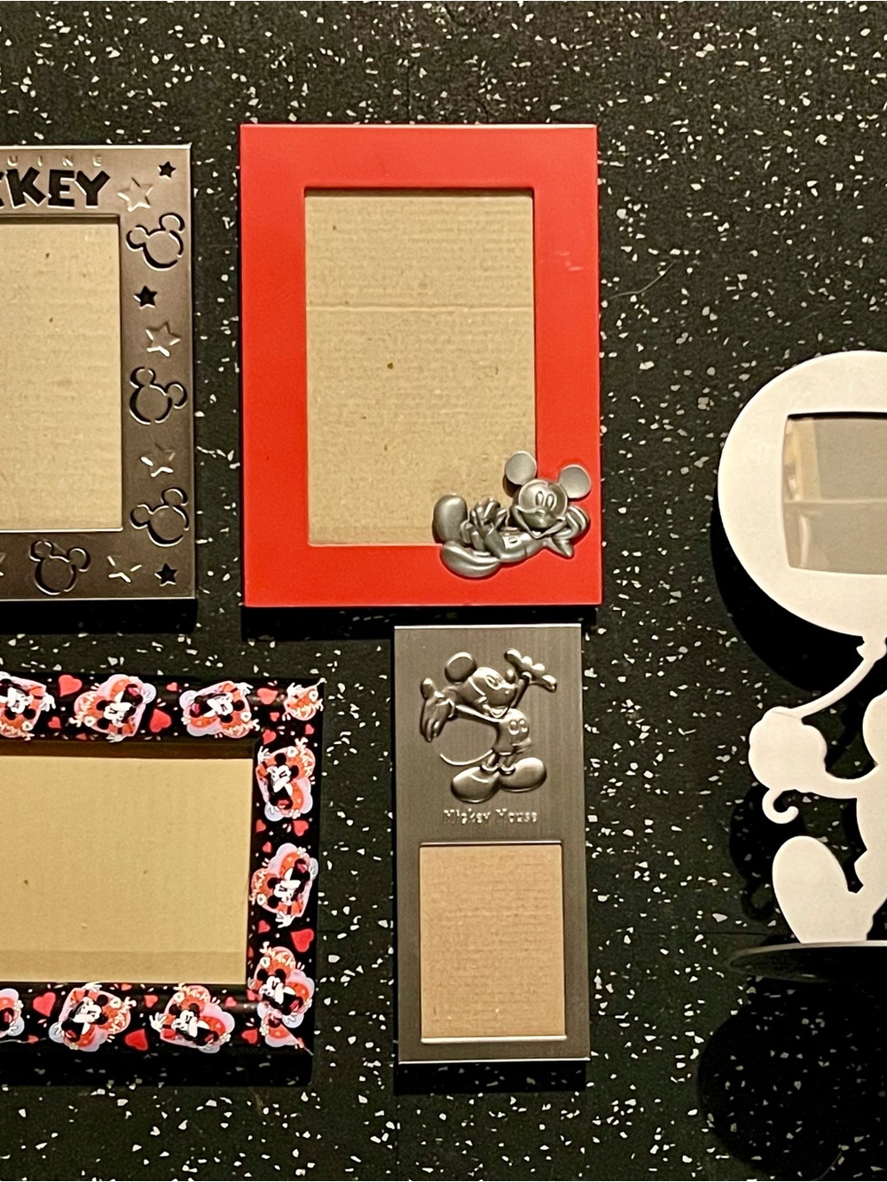 5 Disney/Mickey Mouse Picture Frames